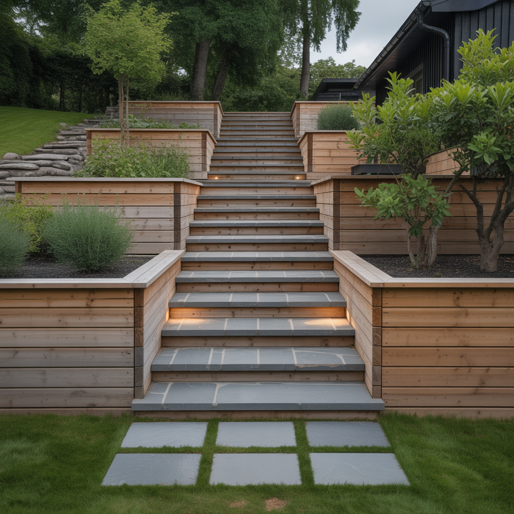 1.Hur bygger du en saker och hallbar tradgardstrappa