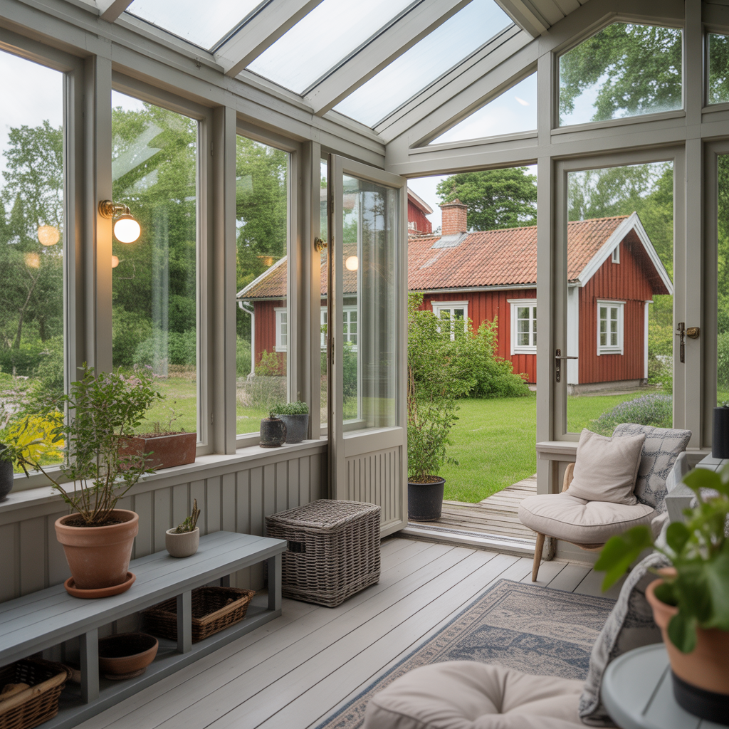 11.Sa skapar du en trivsam och energieffektiv inglasad veranda